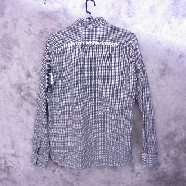 実際に弊社で買取させて頂いたuniform experiment/ユニフォームエクスペリメント ギンガムチェックシャツ/2の画像 1枚目