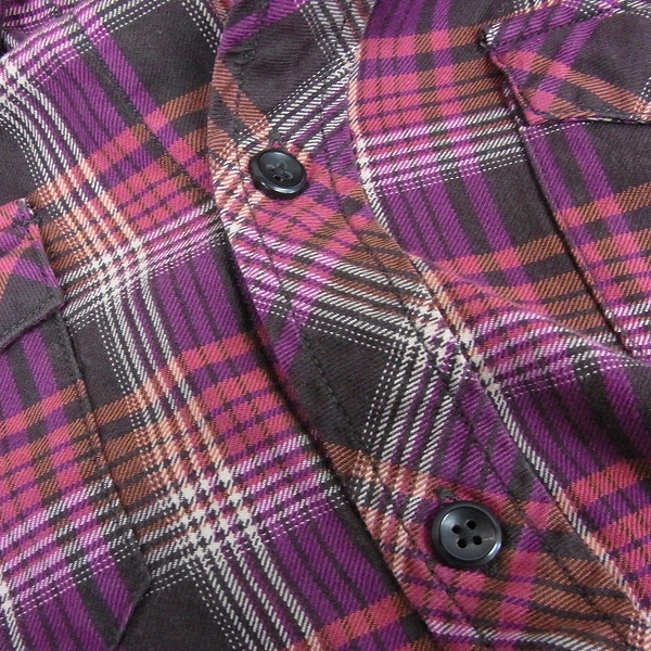 実際に弊社で買取させて頂いたjunhashimoto/ジュンハシモト イーストサイドウエスタンシャツ SHT026/3の画像 4枚目