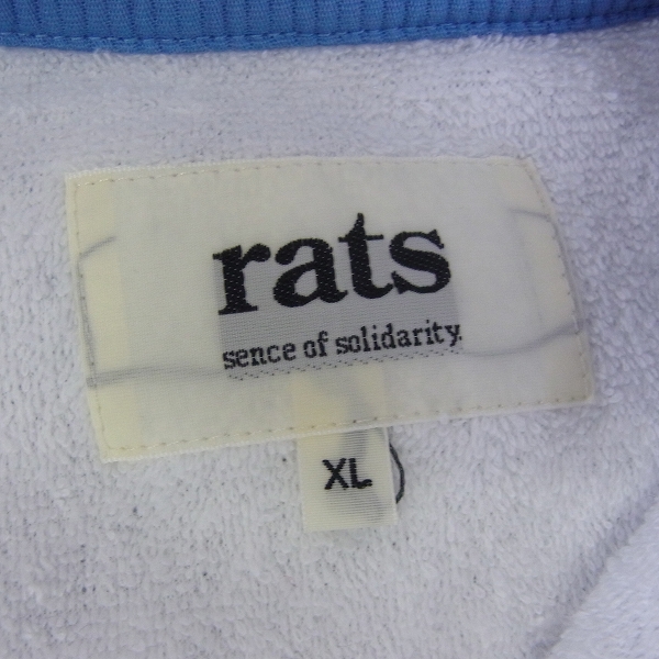 実際に弊社で買取させて頂いたRATS/ラッツ BEACH PILE S/S SHIRT ビーチパイルシャツ/XLの画像 2枚目