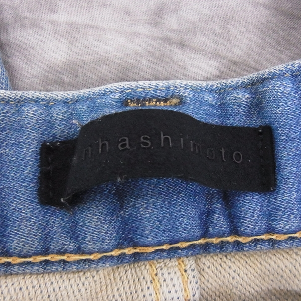 実際に弊社で買取させて頂いたjunhashimoto/ジュンハシモト　スウェットデニム PNT0214 JEM01/4の画像 2枚目