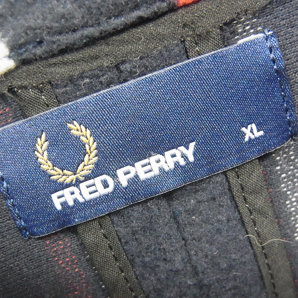 実際に弊社で買取させて頂いたFRED PERRY/フレッドペリー ス ストライプテーラードジャケット/XLの画像 2枚目