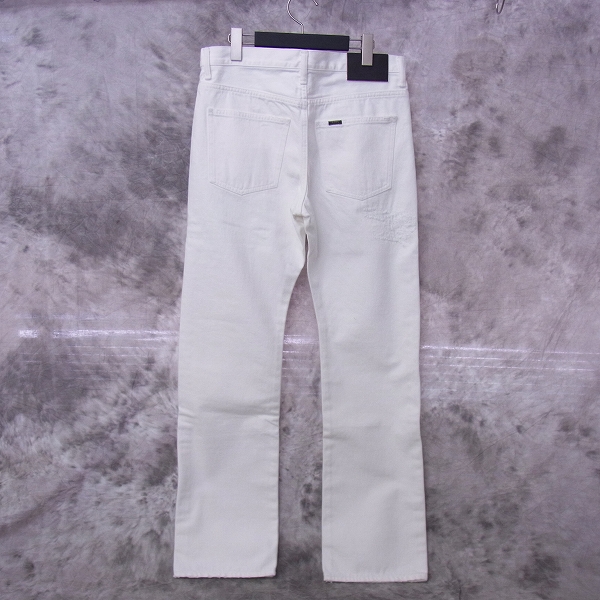 実際に弊社で買取させて頂いたRATS/ラッツ 16AW  WHITE CRASH DENIM PANTS クラッシュデニム/Sの画像 1枚目