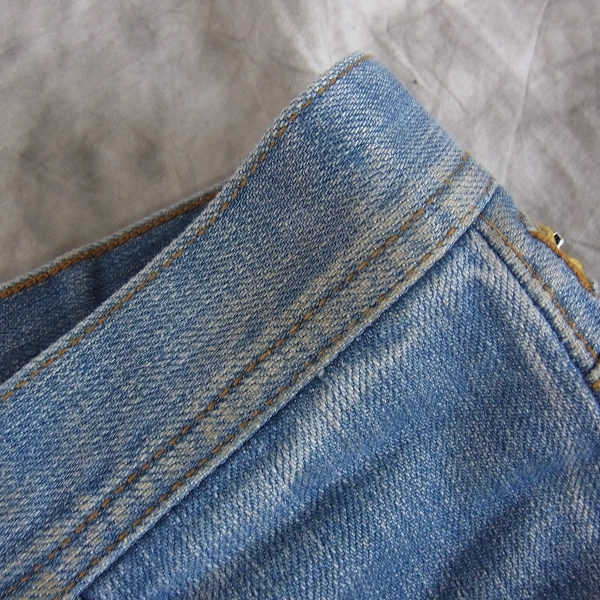 実際に弊社で買取させて頂いたMAD/ムーンエイジデビルメント 裾ZIP デニムパンツ インディゴ/00の画像 5枚目