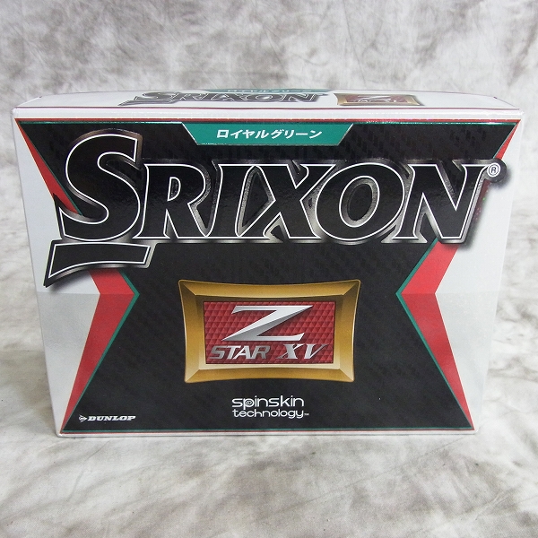 実際に弊社で買取させて頂いたDunlop/ダンロップ SRIXON/スリクソン Z STAR XV spinskin (1ダース) ロイヤルグリーン