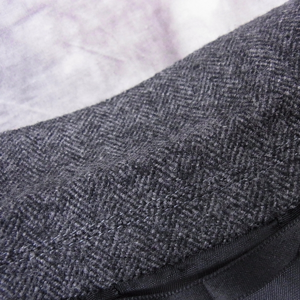 実際に弊社で買取させて頂いたjunhashimoto/ジュンハシモト　13AW 3Dテーラードジャケット カシミアヘリンボーン JKT1001 GAH01/5の画像 4枚目