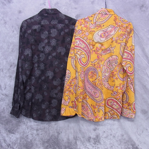 実際に弊社で買取させて頂いたETRO/エトロ ペイズリー 総柄シャツ 2点セット L/XLの画像 1枚目