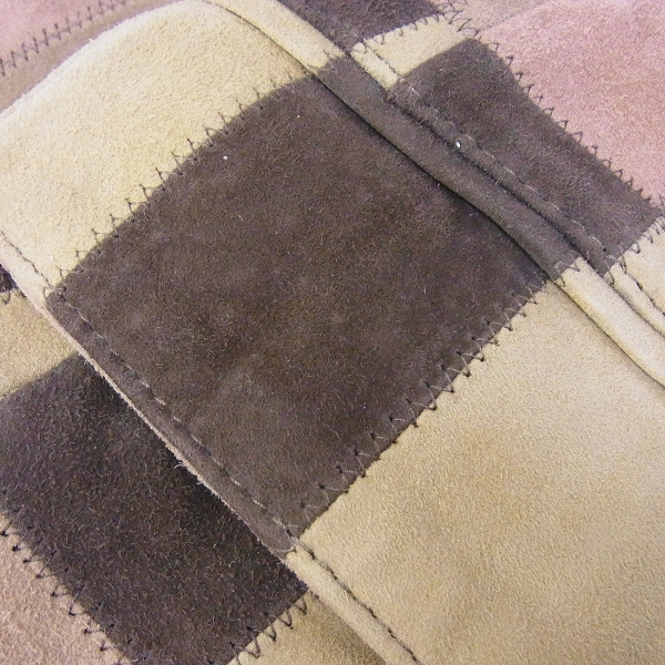 実際に弊社で買取させて頂いたHysterics/ヒステリックス ゴートレザー パッチワーク 3Bジャケット Fの画像 8枚目