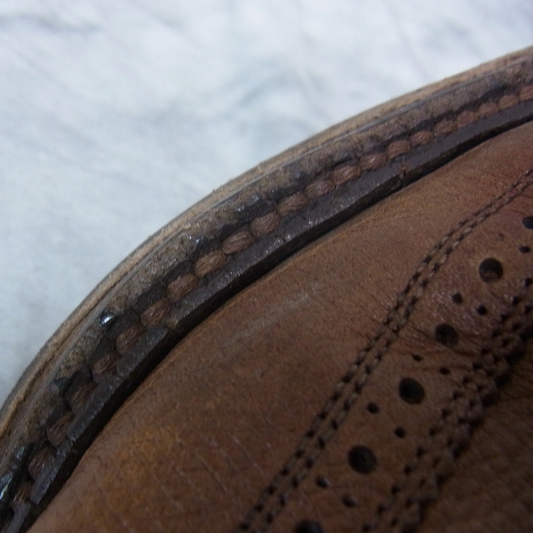 実際に弊社で買取させて頂いたAllen Edmonds/アレンエドモンズ MacNeil/マックニール ウィングチップ シューズ/11の画像 7枚目