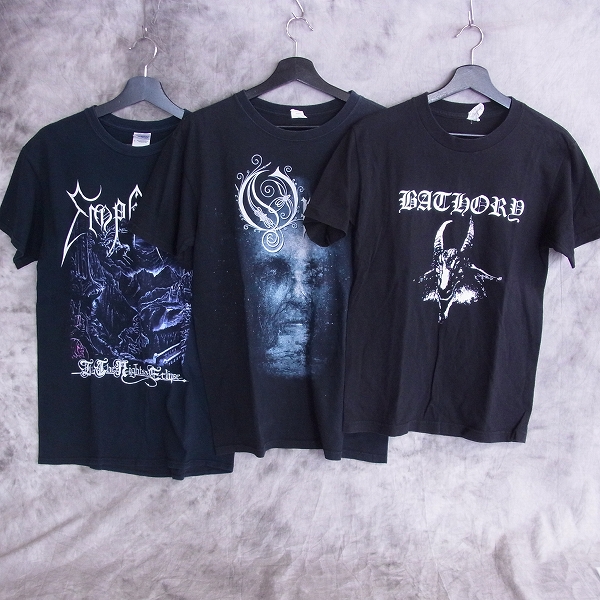 実際に弊社で買取させて頂いたEMPEROR/Opeth/BATHORY/ROTTING CHRIST/Vreid ブラックメタルバンドTシャツ等7点セットの画像 1枚目