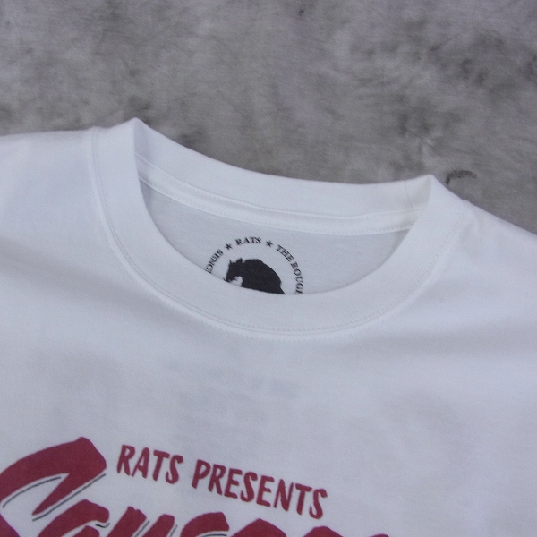 実際に弊社で買取させて頂いたRATS/ラッツ SAUSAGE RUN 4TH T-SHIRT/プリントTee/Tシャツ Lの画像 4枚目