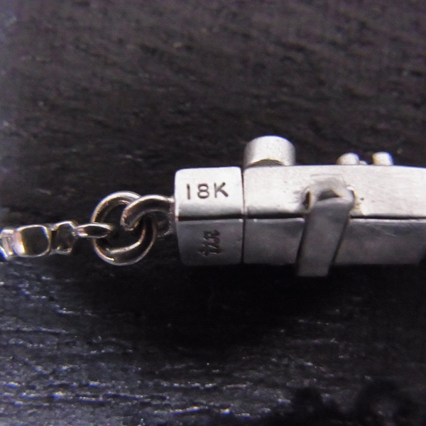 実際に弊社で買取させて頂いたLoree Rodkin/ローリーロドキン タイニーフラワーチェーン 18KWG/16インチの画像 4枚目