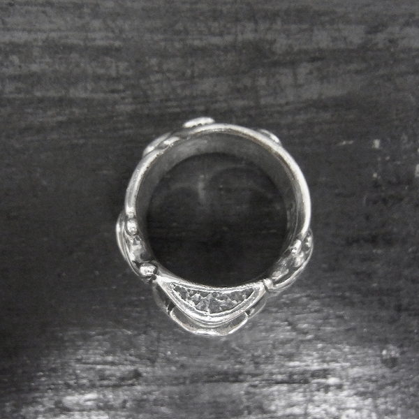 実際に弊社で買取させて頂いた【ギャラ付】BWL×DEAL DESIGN/ビルウォールレザー×ディールデザイン ゴシッククロスリング 19号の画像 3枚目