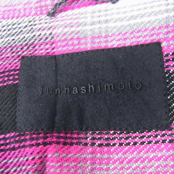 実際に弊社で買取させて頂いたjunhashimoto/ジュンハシモト　HOOK SHIRTS original nel/フックネルシャツ SHT014 NEL01/3の画像 2枚目