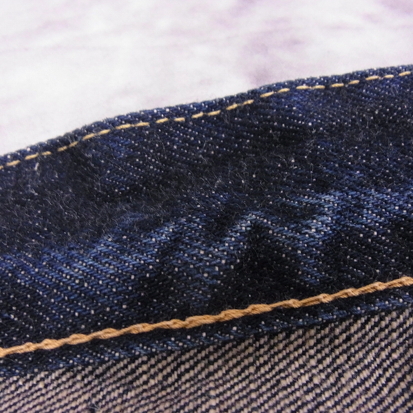 実際に弊社で買取させて頂いたSUGARCANE/シュガーケーン ジーンズ SC41501H スリムフィット ユーズドウォッシュ の画像 4枚目