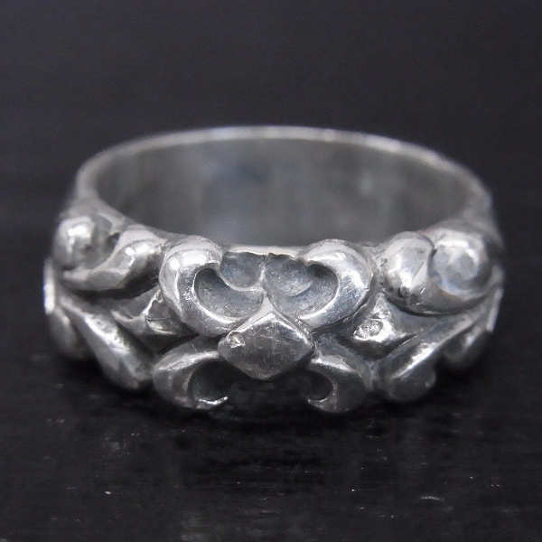 実際に弊社で買取させて頂いたCRAZY PIG/クレイシーピッグ TUDOR TOP RING/チューダー トップ リング 19号の画像 1枚目