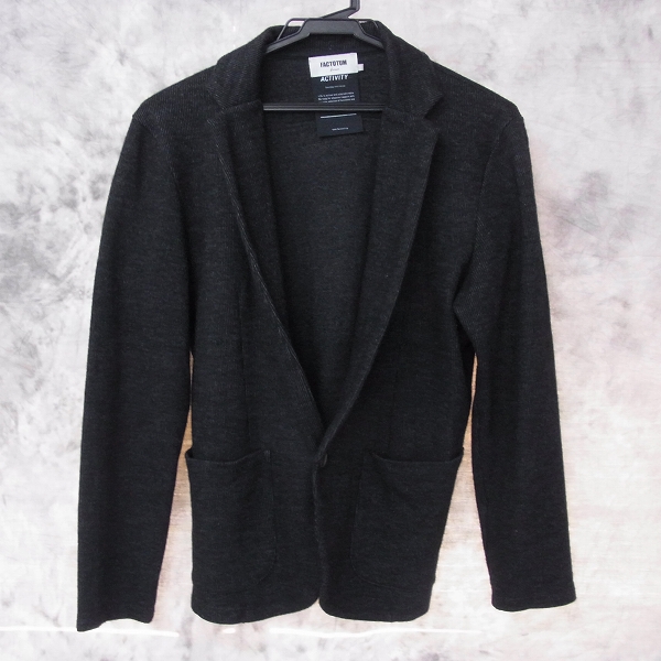 実際に弊社で買取させて頂いたFACTOTUM/ファクトタム 1Bウールジャケット 44
