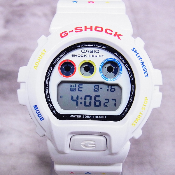 実際に弊社で買取させて頂いたG-SHOCK×メディコムトイ 限定コラボ 30周年記念 BE@RBRICK/ベアブリック ホワイト DW-6900MT-7JR