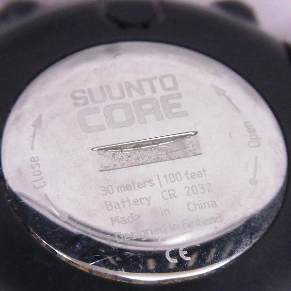 実際に弊社で買取させて頂いたSUUNTO/スント CORE/コア オールブラック SS014279010【動作未確認】 の画像 3枚目