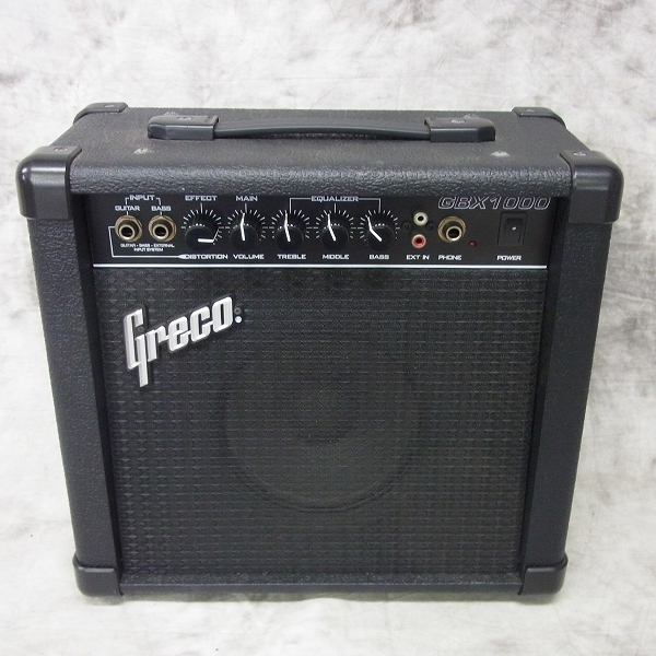 実際に弊社で買取させて頂いたGreco/グレコ コンボアンプ GBX1000 ギター・ベース兼用アンプ