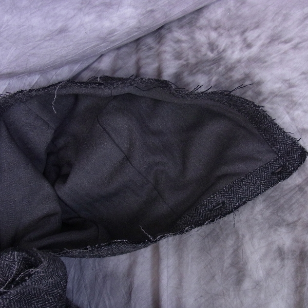 実際に弊社で買取させて頂いたjunhashimoto/ジュンハシモト ツイードブランケットダッフルコート 4の画像 7枚目