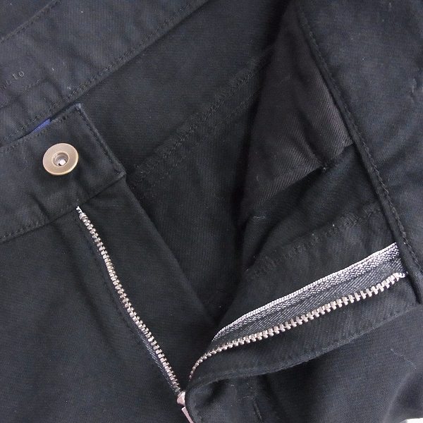 実際に弊社で買取させて頂いたjunhashimoto/ジュンハシモト スリムストレート ブラックデニム 4の画像 3枚目