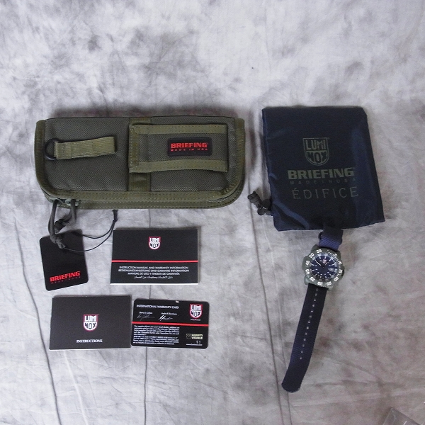 LUMINOX×EDIFICE×BRIEFING コラボ V2 LIMITED EDITION 300限定 腕時計