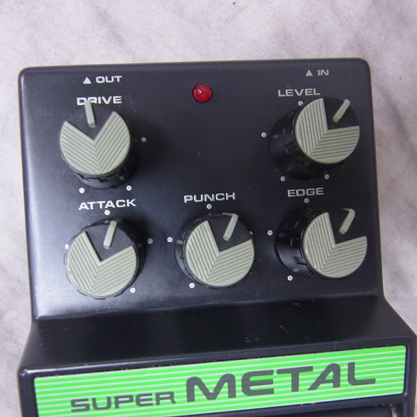 実際に弊社で買取させて頂いた中古 日本製　Ibanez SUPER METAL アイバニーズ SML エフェクターの画像 2枚目