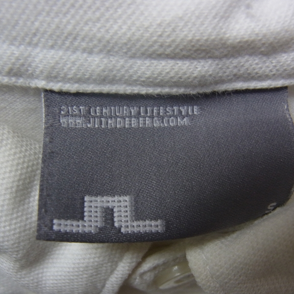 実際に弊社で買取させて頂いた古着 J.LINDEBERG/Jリンドバーグ 長袖ポロシャツ2点組 ホワイト/ブラックの画像 2枚目