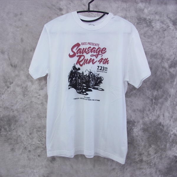 実際に弊社で買取させて頂いたRATS/ラッツ SAUSAGE RUN 4TH T-SHIRT/プリントTee/Tシャツ L