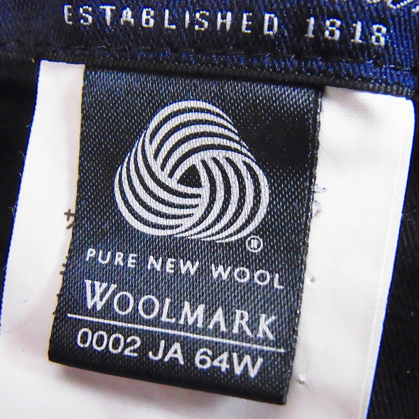 実際に弊社で買取させて頂いたBROOKS BROTHERS/ブルックスブラザーズ シングルスーツ/セットアップ 40SHT/W34の画像 4枚目