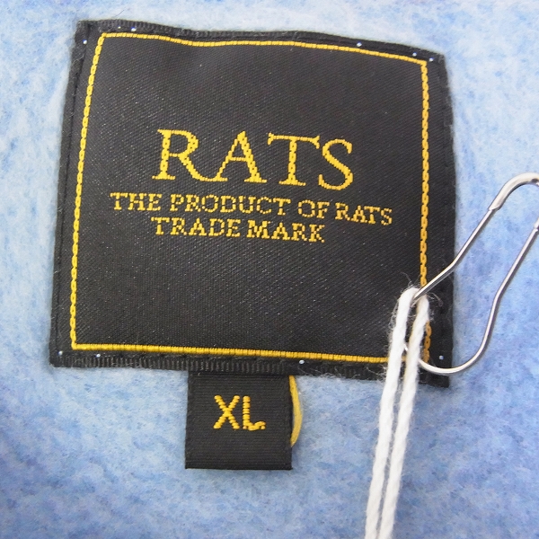 実際に弊社で買取させて頂いたRATS/ラッツ HENLEY NECK SWAET S/S ヘンリーネックスウェット/XLの画像 2枚目