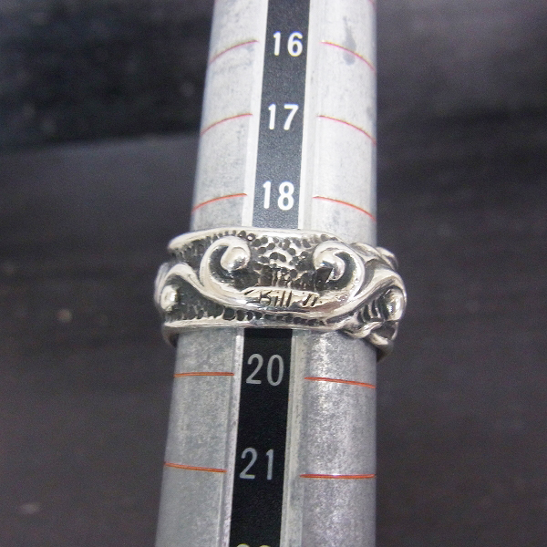 実際に弊社で買取させて頂いた【ギャラ付】BWL×DEAL DESIGN/ビルウォールレザー×ディールデザイン ゴシッククロスリング 19号の画像 6枚目