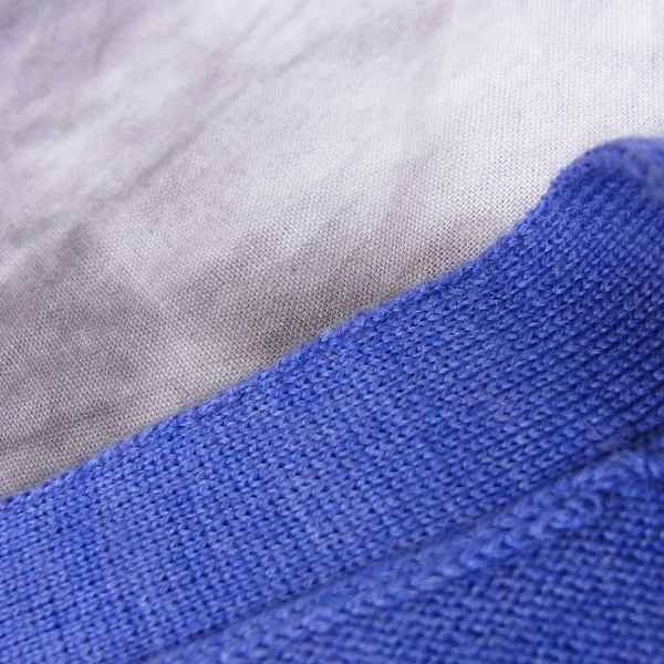 実際に弊社で買取させて頂いたjunhashimoto/ジュンハシモト サイドリブカーディガン ロイヤルブルー KNT1002 WOL01/4の画像 4枚目