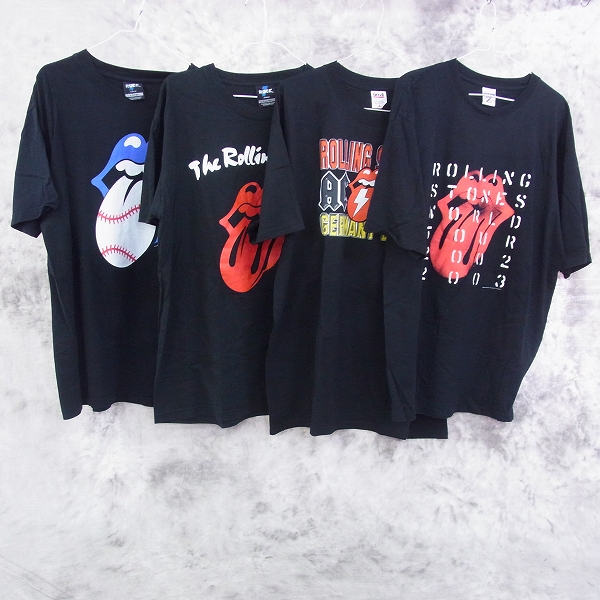 実際に弊社で買取させて頂いたRolling Stones/ローリングストーンズ Bigger Bangツアー他 バンドTシャツ 4点セット