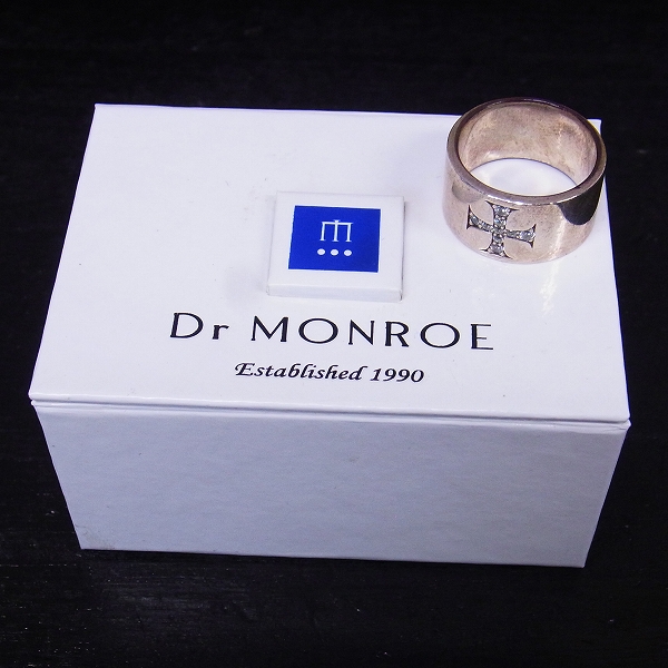 実際に弊社で買取させて頂いたDr MONROE/ドクターモンロー クロスモチーフリング 15号の画像 5枚目