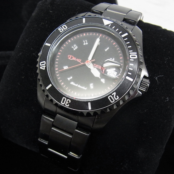 実際に弊社で買取させて頂いたDEAL DESIGN/ディールデザイン ウォッチ/腕時計 Black Limited【動作未確認】