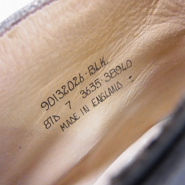 実際に弊社で買取させて頂いたPEAL & Co×Brooks Brothers/ピール・アンド・カンパニー×ブルックスブラザーズ モンクストラップブーツ/シューズツリー付き/7の画像 5枚目