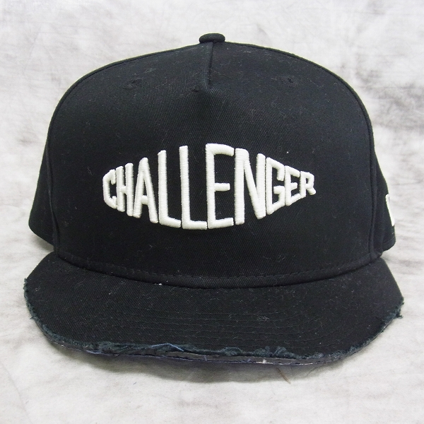 実際に弊社で買取させて頂いたCHALLENGER×NEW ERA/チャレンジャー×ニューエラ ツバ切りキャップの画像 1枚目