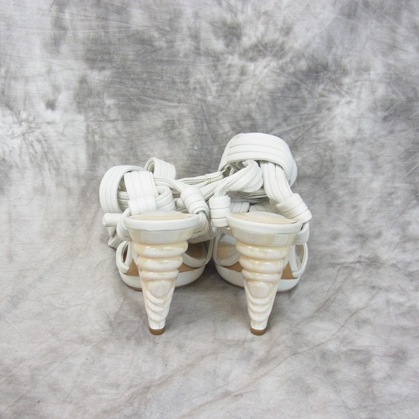 実際に弊社で買取させて頂いたLOEWE/ロエベ シェルヒールレースアップパンプス/35の画像 1枚目