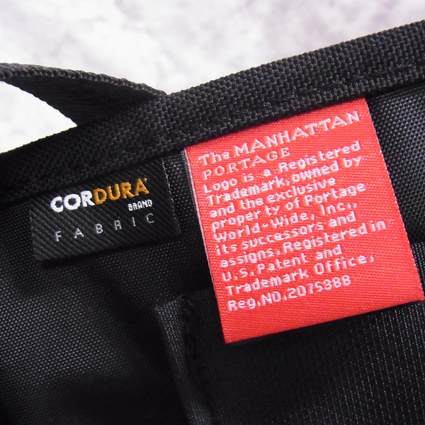 実際に弊社で買取させて頂いたMANHATTAN Portage/マンハッタンポーテージ ダイアゴナルストライプ メッセンジャーバッグ の画像 7枚目