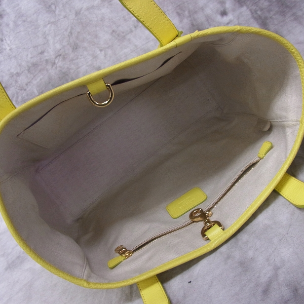 実際に弊社で買取させて頂いたLOEWE/ロエベ　ヘリテージ スモールトートバッグ カーフレザーの画像 3枚目