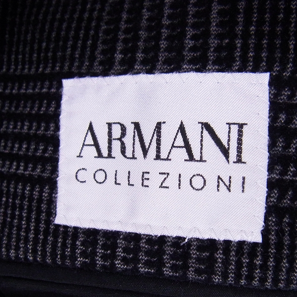 実際に弊社で買取させて頂いたARMANI COLLEZIONI/アルマーニコレツィオーニ 2B テーラードジャケット 50の画像 2枚目