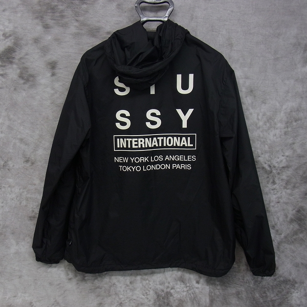 stussy international ナイロンジャケット袖丈約75cm