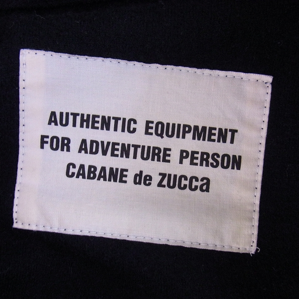実際に弊社で買取させて頂いたCABANE de ZUCCa/カバンズドズッカ メルトンジャケット Mの画像 2枚目
