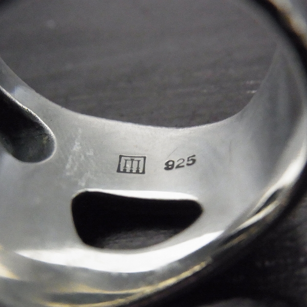 実際に弊社で買取させて頂いたDr MONROE/ドクターモンロー メッセージスカルリング FC-246-SV 18.5～19.5号の画像 5枚目