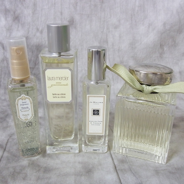 実際に弊社で買取させて頂いたローラメルシエ/Jo MALONE/クロエ等 レディース 香水 4点セット