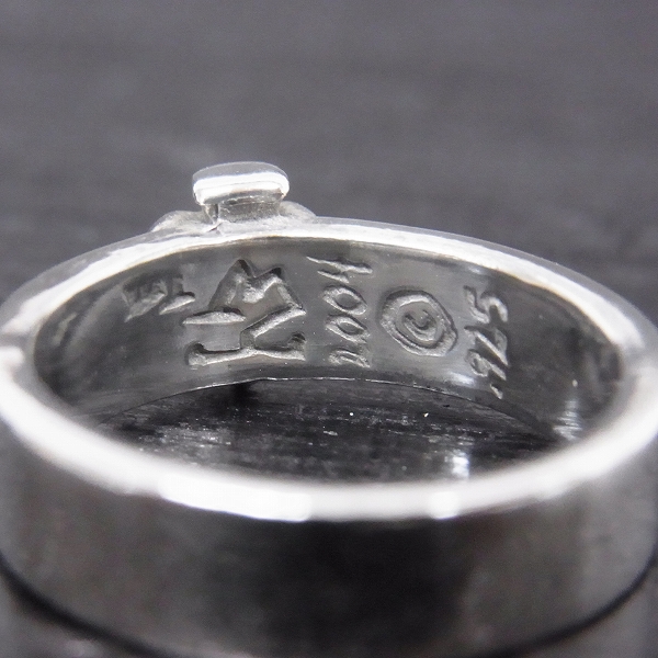 実際に弊社で買取させて頂いた【ギャラ付】TRAVIS WALKER/トラヴィスワーカー Spade Ring E-Bay スペードリング 13号の画像 3枚目