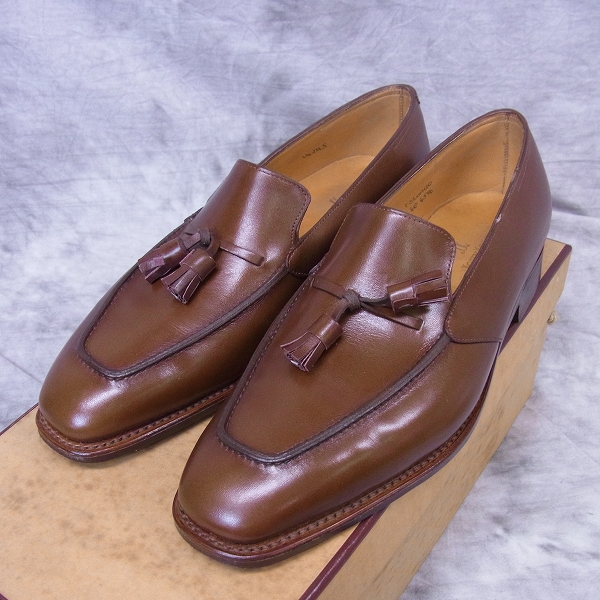 実際に弊社で買取させて頂いたJOHN LOBB/ジョンロブ COLUMBO タッセルローファー シューツリー付 6E