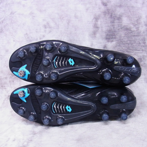 実際に弊社で買取させて頂いたLOTTO/ロット FUERZAPURA L 100 FG サッカー スパイク/LSS3113/BLK/SLV/28の画像 2枚目