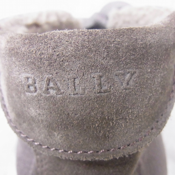 実際に弊社で買取させて頂いたBALLY/バリー 内ボア スエード レザー 切り替え スニーカー 7.5Dの画像 6枚目